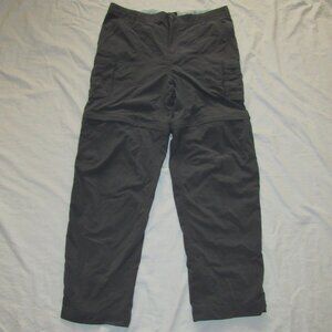 REI Classic Sahara Cargo Pants Women's Size 14 Convertible Zip Off Legs #861360